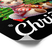 私はクリスマスかわいいギフトのための羊が欲しいクリスマスcostu ポスター (角)