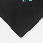 私はクリスマスかわいいクリスマスのためにヒッポタマスが欲しい フリースブランケット (角)