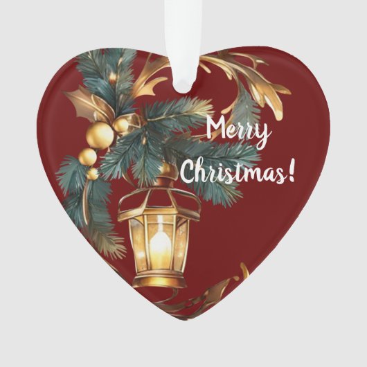 私はクリスマスがあなたを愛している オーナメント (正面)