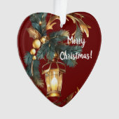 私はクリスマスがあなたを愛している オーナメント (正面)