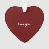 私はクリスマスがあなたを愛している オーナメント (裏面)