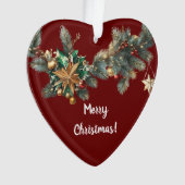 私はクリスマスがあなたを愛している オーナメント (正面)