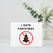 私はクリスマスが嫌いだ ポストカード (スタンド正面)
