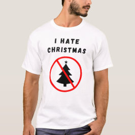 私はクリスマスが嫌いだ Tシャツ