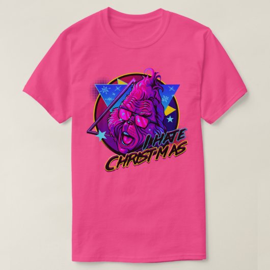 私はクリスマスが嫌いだ Tシャツ (デザイン正面)