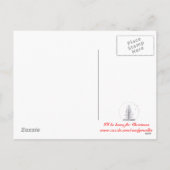 私はクリスマスに家に帰る…はがき シーズンポストカード (裏面)