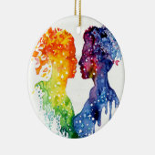 私はクリスマスに欲しいのはあなただけだ セラミックオーナメント (右)