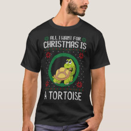 私はクリスマスに欲しいのは亀だけだ。 Tシャツ