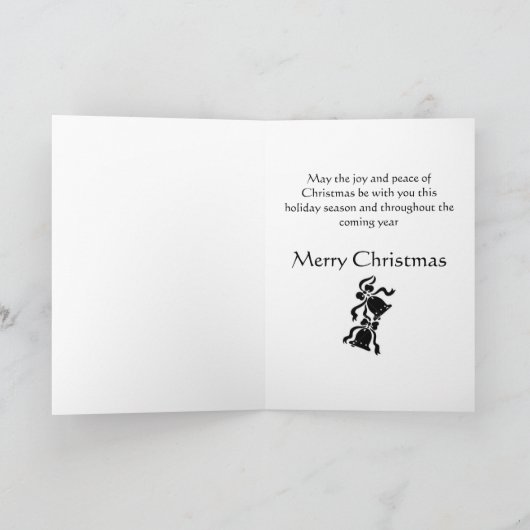 私はクリスマスに…名誉を与えます シーズンカード (内部)