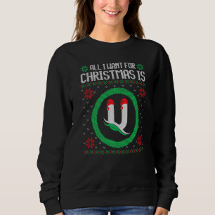 私はクリスマスのために欲しいすべてはUマグネット醜いクリスマスSwe スウェットシャツ