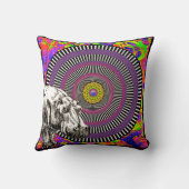 私はクリスマスのためのカバがほしいと思います クッション (裏面)