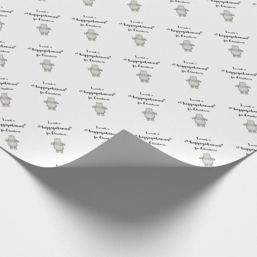 私はクリスマスのためのカバがほしいと思います ラッピングペーパー (角)