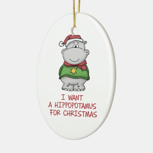 私はクリスマスのオーナメントのためのカバがほしいと思います セラミックオーナメント (左)