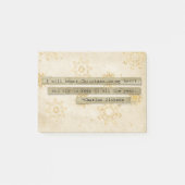 私はクリスマスのチャールズ・ディケンズの雪片に名誉を与えます ポストイット (正面)