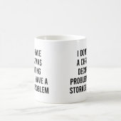 私はクリスマスの問題飾がないおもしろい コーヒーマグカップ (中央)