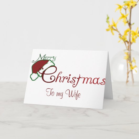 私はクリスマスの妻で君が一番好きだ カード (黄色い花)