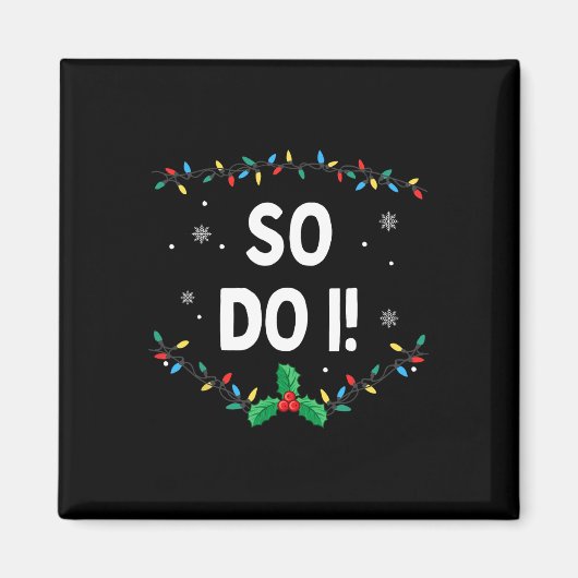 私はクリスマスの家族の服装に合わないので マグネット (正面)