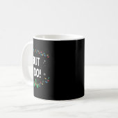 私はクリスマスの服装に合わせないけど コーヒーマグカップ (正面左)
