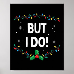 私はクリスマスの服装に合わせないけど ポスター