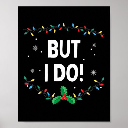 私はクリスマスの服装に合わせないけど ポスター (正面)