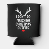 私はクリスマスの服装に合わない 缶クーラー (正面)