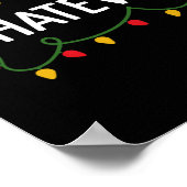 私はクリスマスの服装は合わせない ポスター (角)