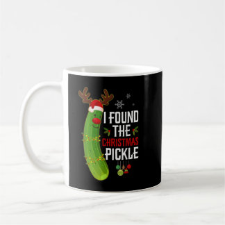 私はクリスマスの漬物を見つけた コーヒーマグカップ
