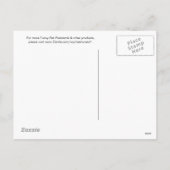 私はクリスマスまで「待つことができません! シーズンポストカード (裏面)