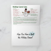 私はクリスマスを愛します シーズンカード (内部)