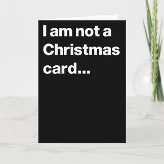 私はクリスマスカードではない… シーズンカード