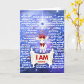 私はクリスマスグリーティングカード カード (黄色い花)