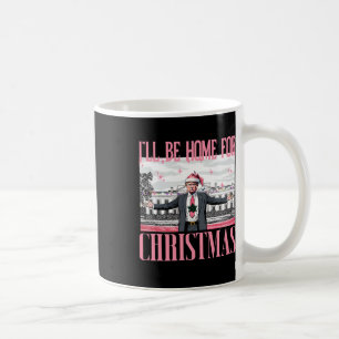 私はクリスマスサンタクロースおもしろいトランプに帰る コーヒーマグカップ