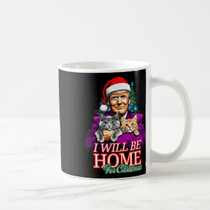 私はクリスマスサンタクロースおもしろいトランプに帰る コーヒーマグカップ