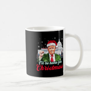 私はクリスマスサンタクロースおもしろいトランプに帰る コーヒーマグカップ
