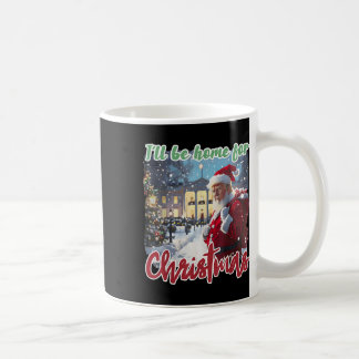 私はクリスマスサンタクロースおもしろいトランプに帰る コーヒーマグカップ