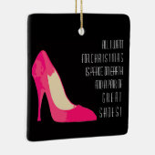 私はクリスマスシューズのためにすべてのデザインオーナメント セラミックオーナメント (右)