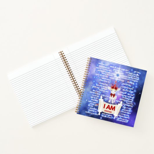 私はクリスマススパイラルノート ノートブック (内部)