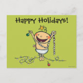 私はクリスマスツリーだ! シーズンポストカード (正面)