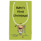 私はクリスマスツリーです! スモールペーパーバッグ (正面)