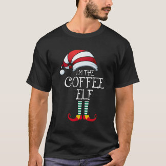 私はクリスマスプレゼントに合うコーヒー小妖精や小人の家族である Tシャツ