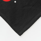 私はクリスマス所有者サンタドッグIのためのダルマチアがほしい フリースブランケット (角)