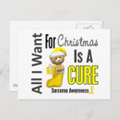 私はクリスマス肉腫に必要なもの シーズンポストカード (正面/裏面)