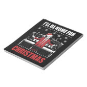 私はクリスマス・トランプ第47代米国大統領の家に帰る ノートパッド (回転)