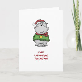 私はクリスマス- Greetingcardのためのカバがほしいと思います シーズンカード