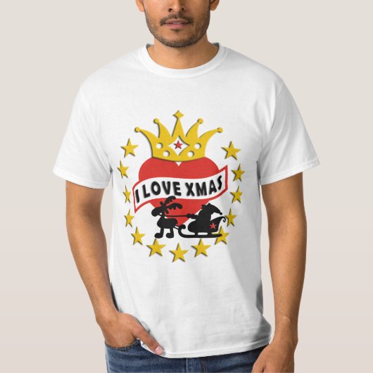 私はクリスマス Tシャツ (正面)