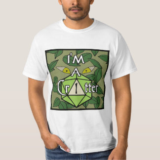私はクリッターだ Tシャツ