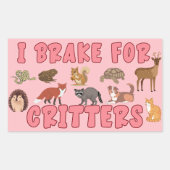 私はクリッター用ブレーキ 長方形シール (正面)