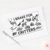 私はクリッター用ブレーキ 長方形シール (封筒)