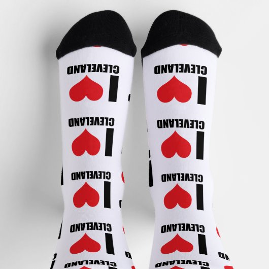 私はクリーブランドが大好き ソックス (上部)