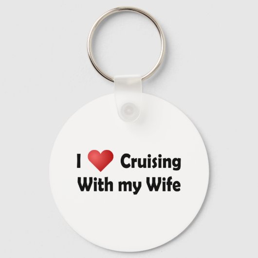 私はクルージング...妻 キーホルダー (正面)